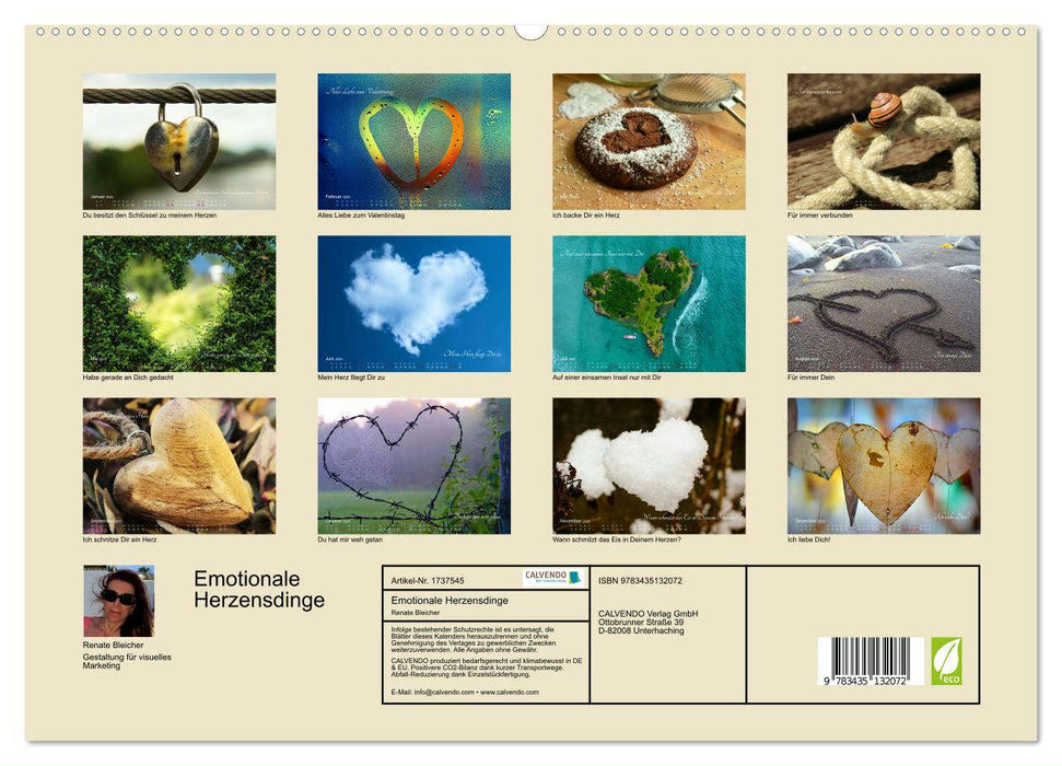 Emotionale Herzensdinge (CALVENDO Premium Wandkalender 2025)