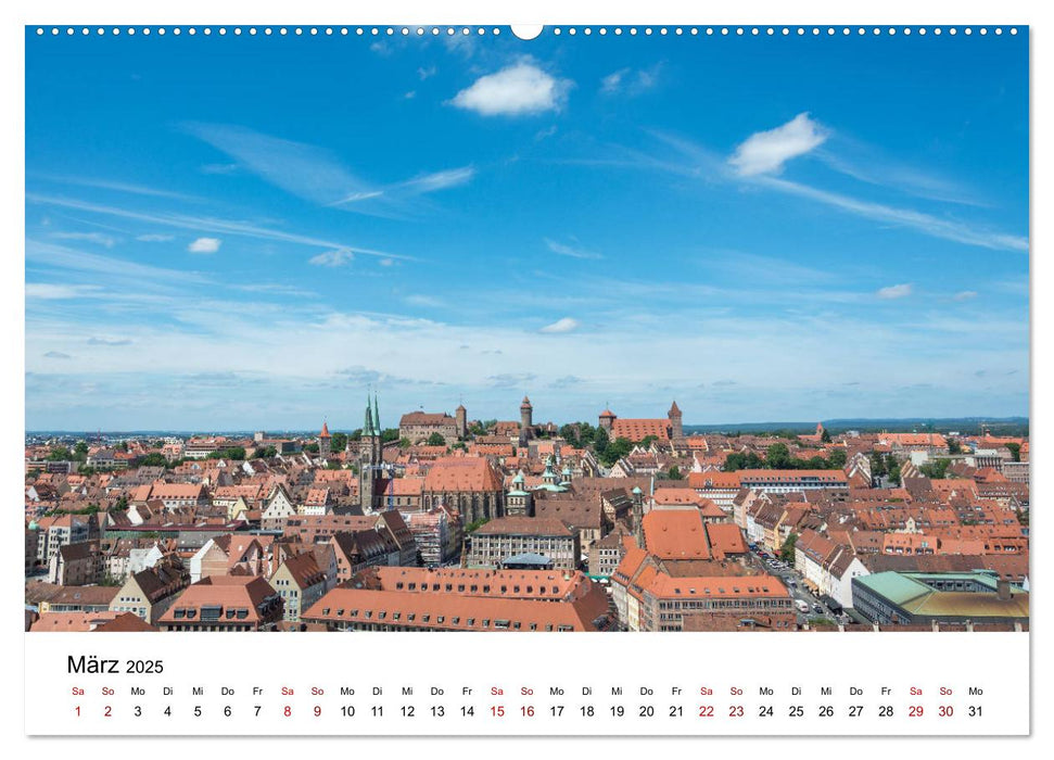 Nürnberg - Eindrücke einer fränkischen Stadt (CALVENDO Premium Wandkalender 2025)