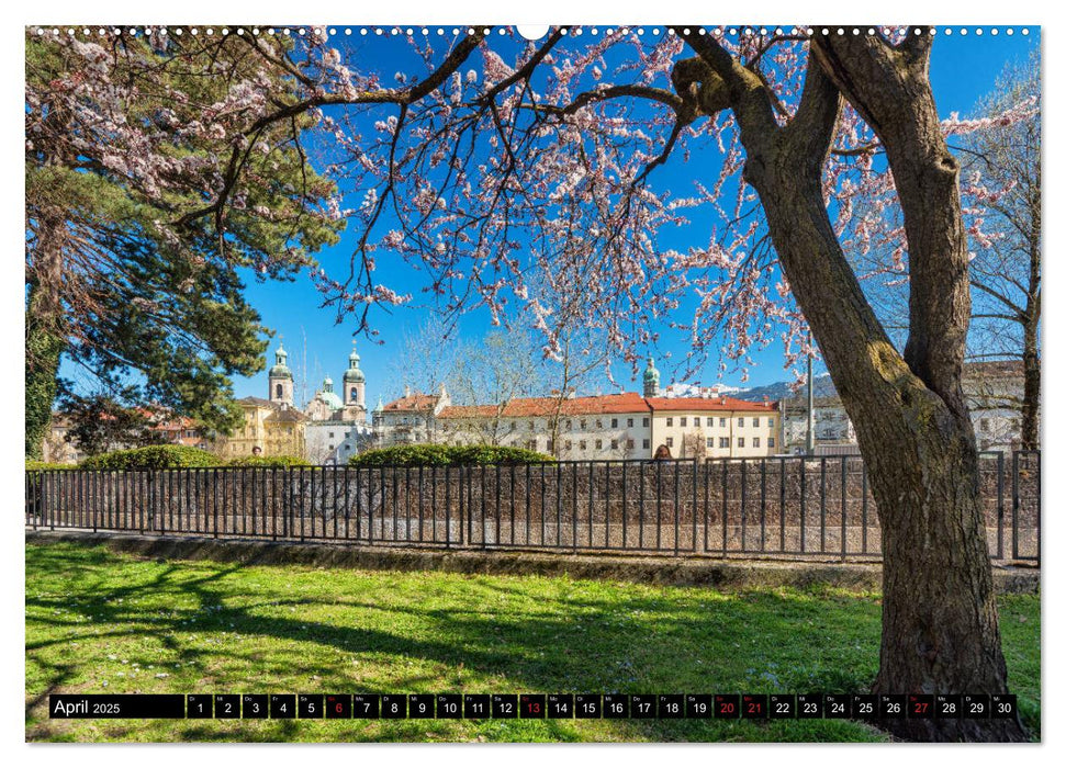 Innsbruck - Stadt in den Alpen (CALVENDO Premium Wandkalender 2025)