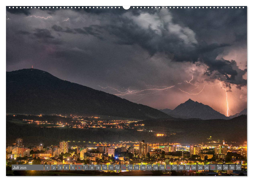 Innsbruck - Stadt in den Alpen (CALVENDO Premium Wandkalender 2025)