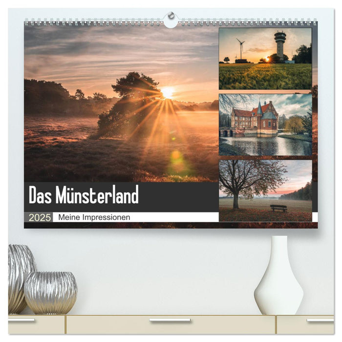 Das Münsterland - Meine Impressionen (CALVENDO Premium Wandkalender 2025)