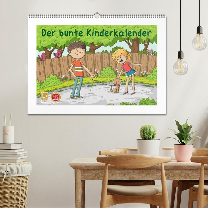 Der bunte Kinderkalender (CALVENDO Wandkalender 2025)