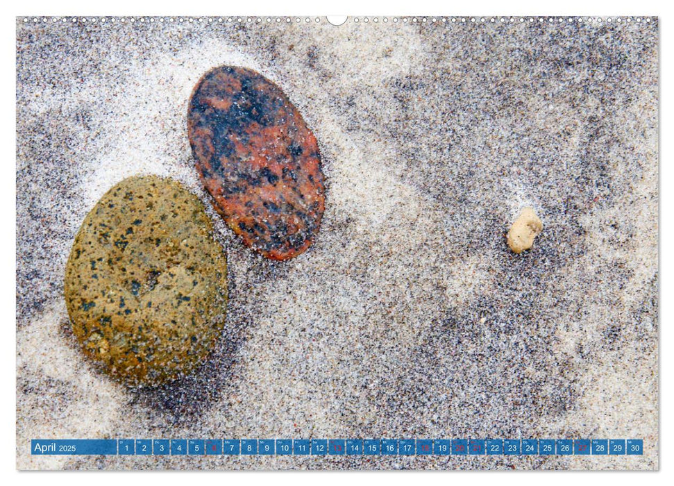 Gestrandete Steine (CALVENDO Wandkalender 2025)