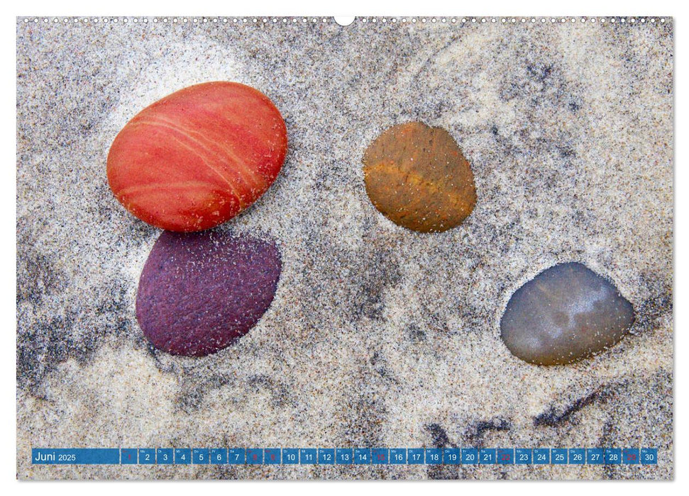 Gestrandete Steine (CALVENDO Wandkalender 2025)