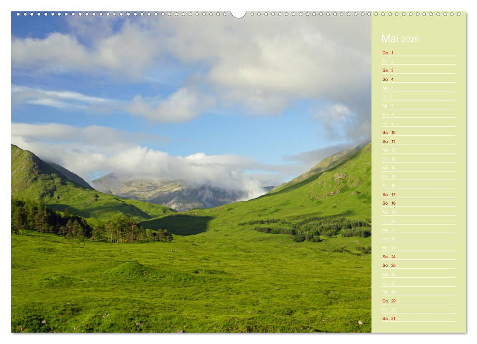 Faszination schottisches Hochland - Glen Coe und Glen Etive (CALVENDO Premium Wandkalender 2025)