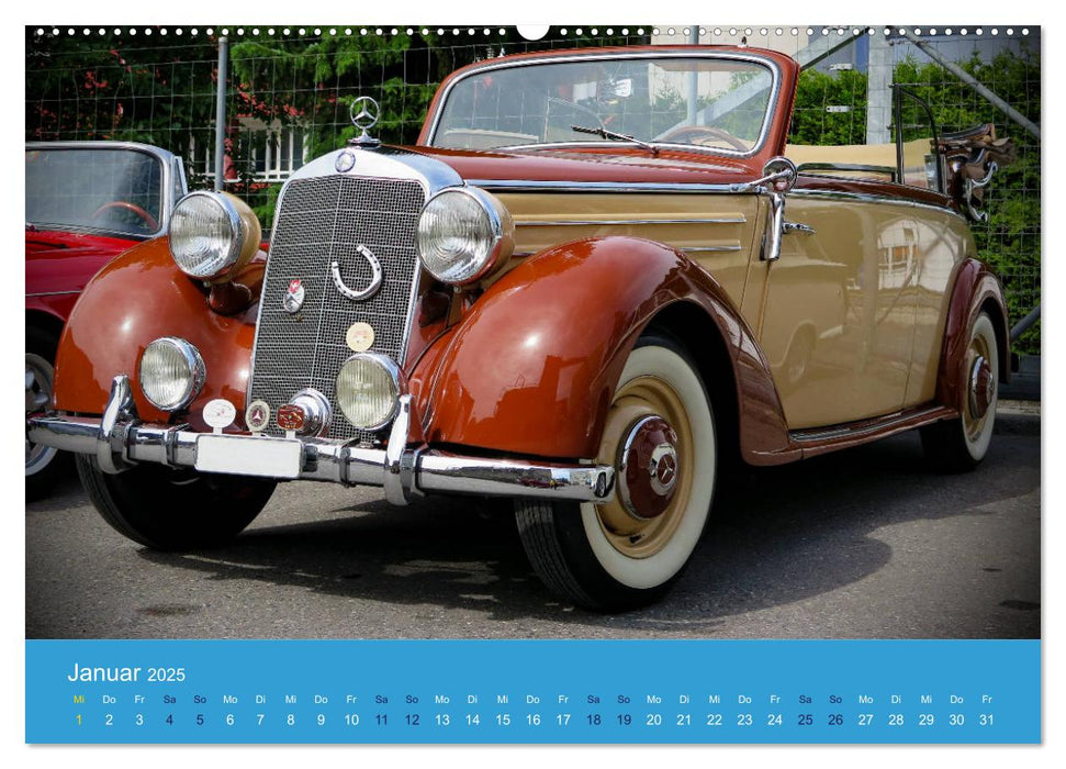 Mercedes Classics (CALVENDO Premium Wandkalender 2025)