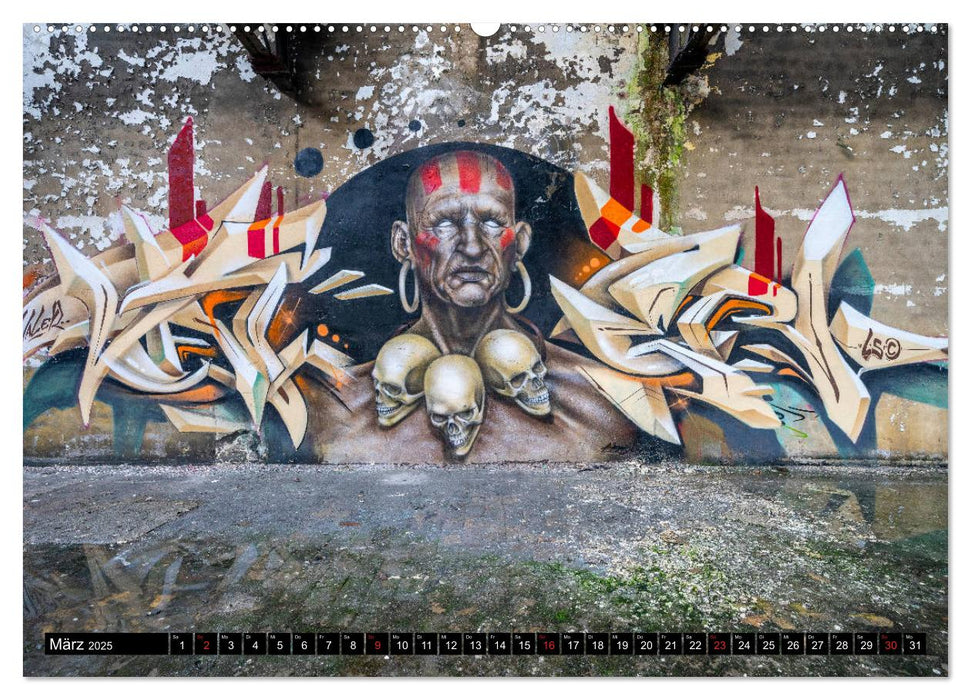 Die Welt der Streetart (CALVENDO Premium Wandkalender 2025)