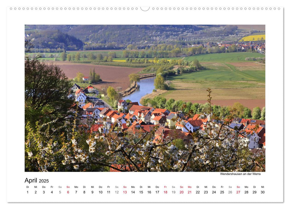 Kirschblüte rund um Witzenhausen (CALVENDO Premium Wandkalender 2025)