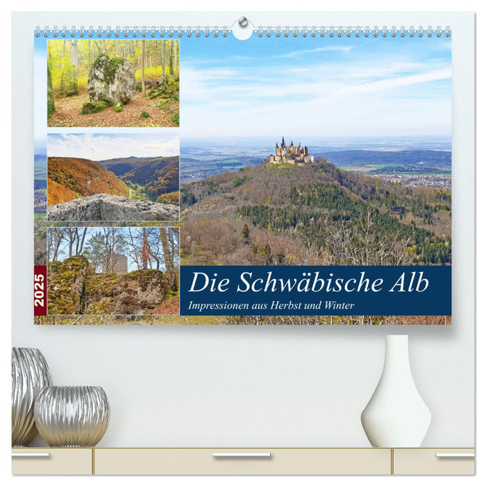 Die Schwäbische Alb - Impressionen aus Herbst und Winter (CALVENDO Premium Wandkalender 2025)