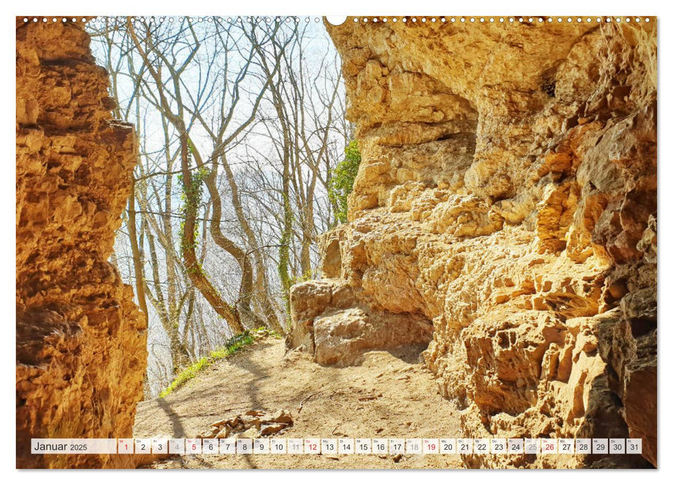 Die Schwäbische Alb - Impressionen aus Herbst und Winter (CALVENDO Premium Wandkalender 2025)