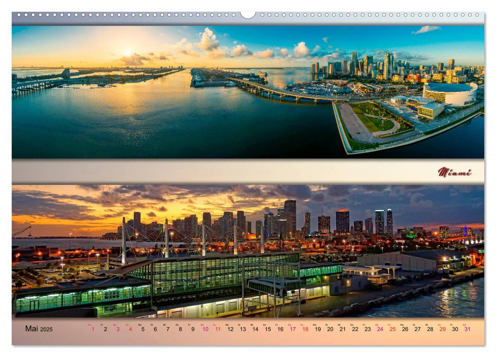 Faszinierende Städte, Panoramen (CALVENDO Premium Wandkalender 2025)