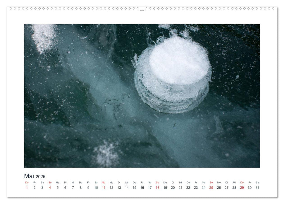 Baikalsee - Eis unter meinen Füßen (CALVENDO Premium Wandkalender 2025)