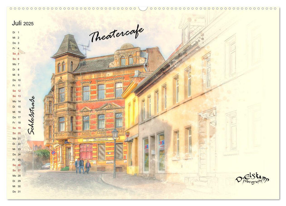 Bernburg meine Stadt (CALVENDO Premium Wandkalender 2025)