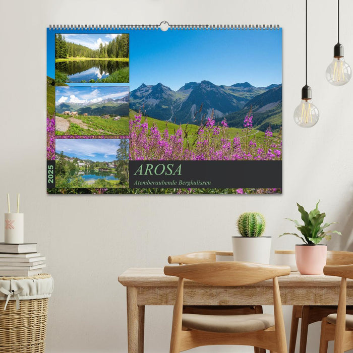 Arosa - Atemberaubende Bergkulissen (CALVENDO Wandkalender 2025)