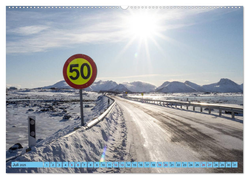 Winterzeit auf den Lofoten und Vesterålen (CALVENDO Premium Wandkalender 2025)