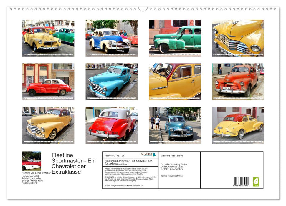 Fleetline Sportmaster - Ein Chevy der Extraklasse (CALVENDO Wandkalender 2025)