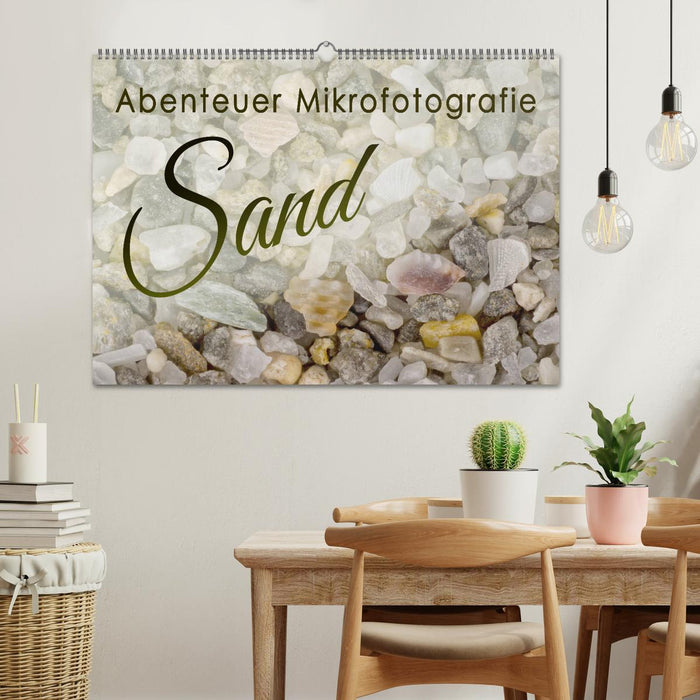 Abenteuer Mikrofotografie Sand (CALVENDO Wandkalender 2025)