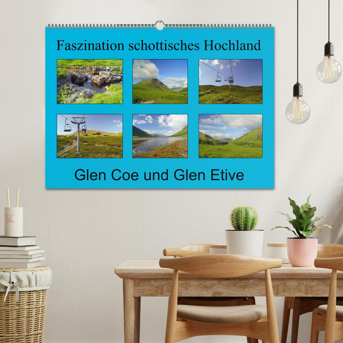 Faszination schottisches Hochland - Glen Coe und Glen Etive (CALVENDO Wandkalender 2025)