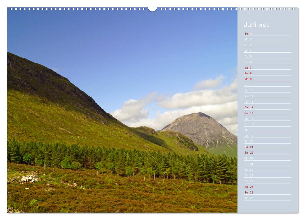 Faszination schottisches Hochland - Glen Coe und Glen Etive (CALVENDO Wandkalender 2025)