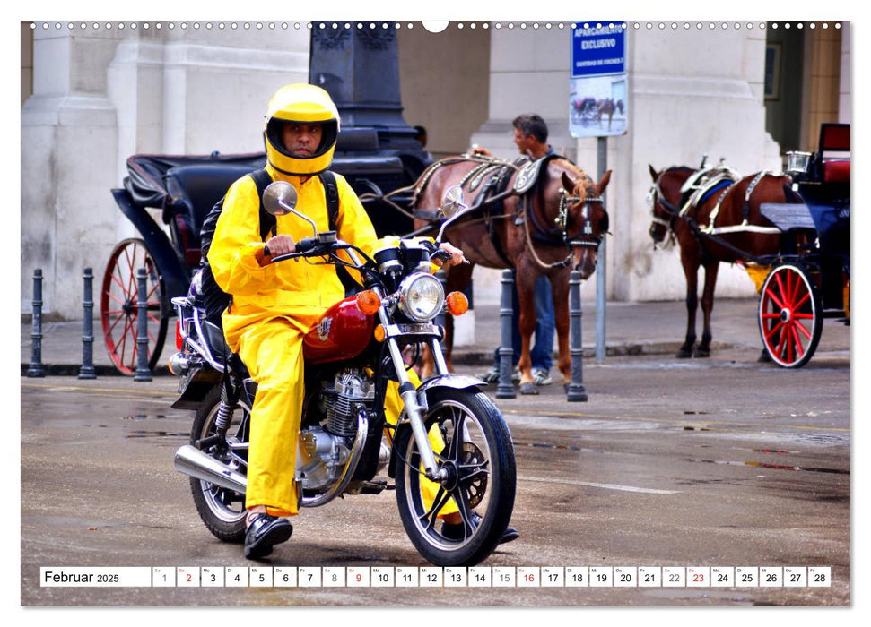 MONDIAL - Italiens Motorrad-Legende in Kuba (CALVENDO Premium Wandkalender 2025)