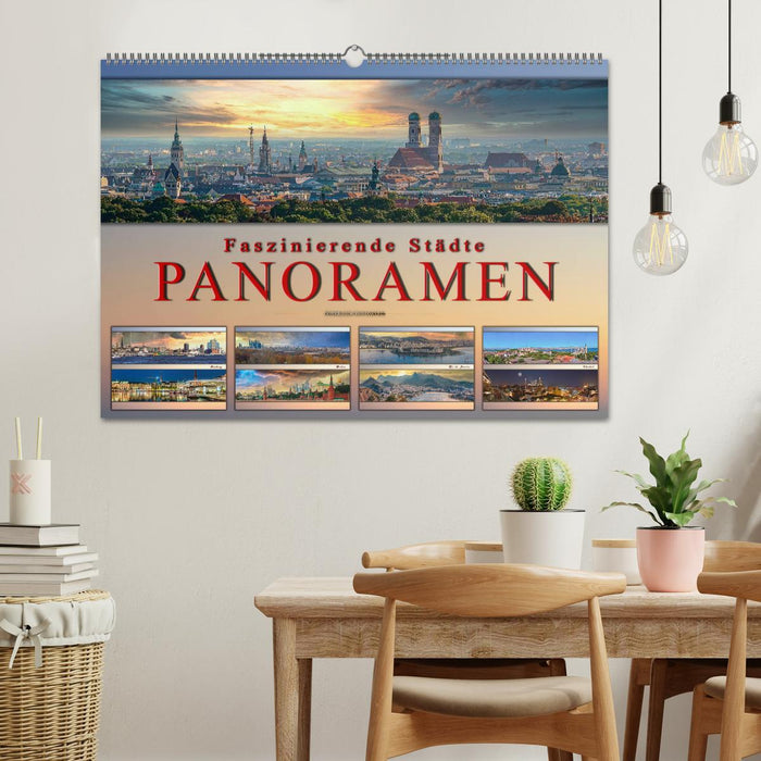 Faszinierende Städte, Panoramen (CALVENDO Wandkalender 2025)