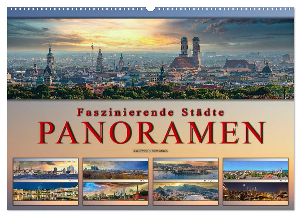 Faszinierende Städte, Panoramen (CALVENDO Wandkalender 2025)