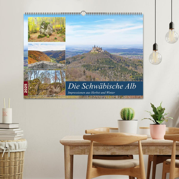 Die Schwäbische Alb - Impressionen aus Herbst und Winter (CALVENDO Wandkalender 2025)