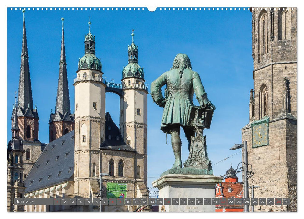 Blickpunkte Halle (Saale) (CALVENDO Premium Wandkalender 2025)