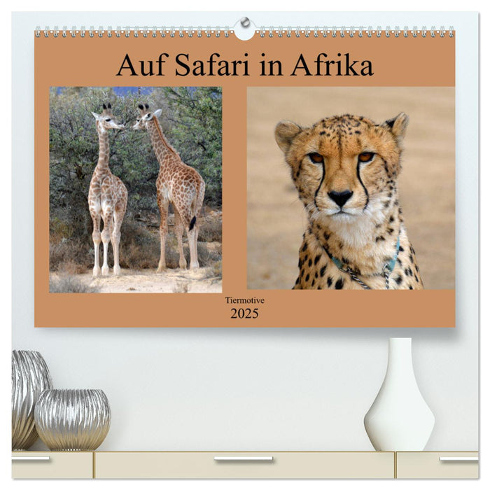 Auf Safari in Afrika (CALVENDO Premium Wandkalender 2025)