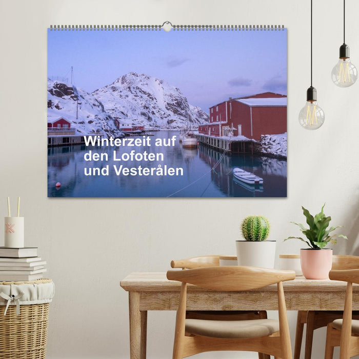 Winterzeit auf den Lofoten und Vesterålen (CALVENDO Wandkalender 2025)