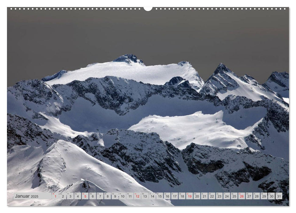 Österreichs höchste Berge (CALVENDO Wandkalender 2025)