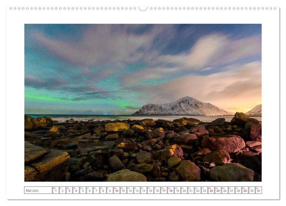 Geheimnisvolle Lofoten (CALVENDO Premium Wandkalender 2025)