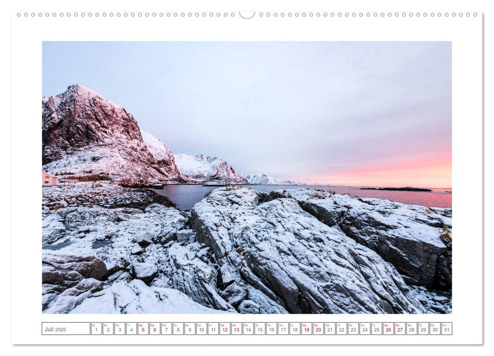 Geheimnisvolle Lofoten (CALVENDO Premium Wandkalender 2025)