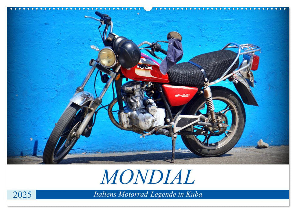 MONDIAL - Italiens Motorrad-Legende in Kuba (CALVENDO Wandkalender 2025)