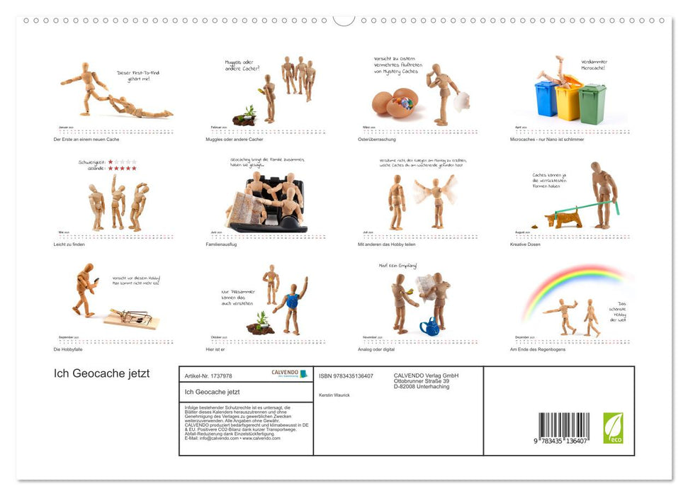 Ich Geocache jetzt (CALVENDO Premium Wandkalender 2025)