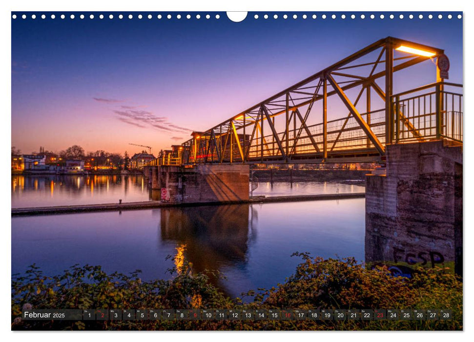 Epische Sonnenuntergänge im Rhein-Neckar-Kreis (CALVENDO Wandkalender 2025)