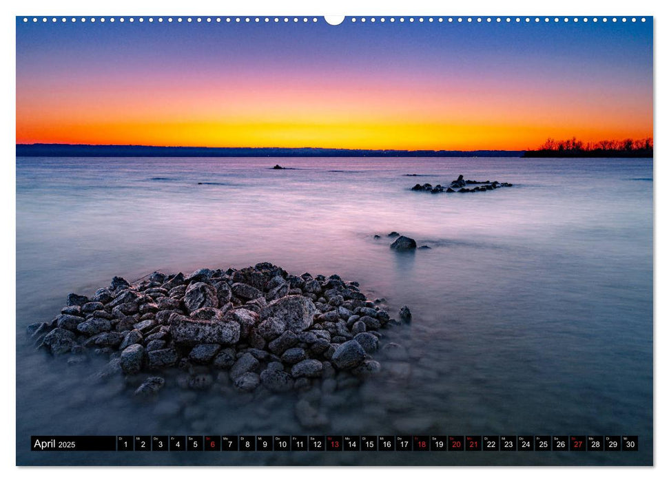 Schöne Seen in Bayern (CALVENDO Premium Wandkalender 2025)