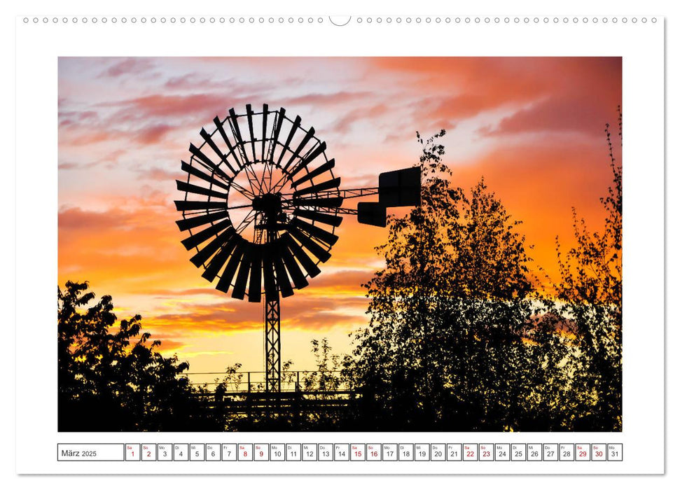 Stimmungsvolle Silhouetten (CALVENDO Premium Wandkalender 2025)