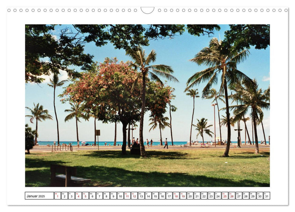 Hawaii - Sehnsuchtsinseln Oahu und Maui (CALVENDO Wandkalender 2025)