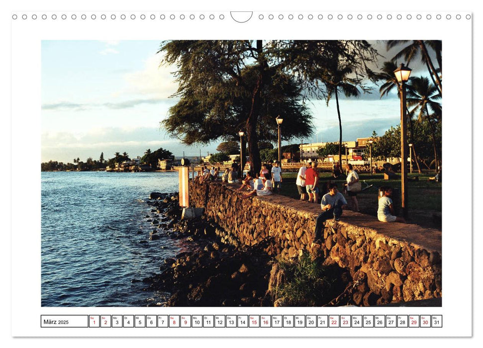 Hawaii - Sehnsuchtsinseln Oahu und Maui (CALVENDO Wandkalender 2025)