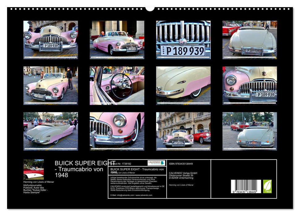 BUICK SUPER EIGHT - Traumcabrio von 1948 (CALVENDO Premium Wandkalender 2025)