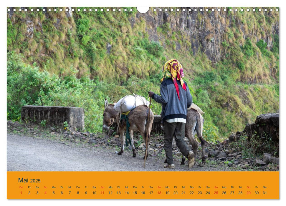 Äthiopien - Natur im Norden (CALVENDO Wandkalender 2025)