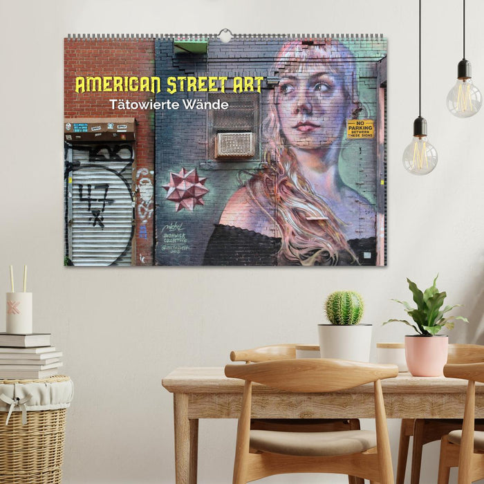 American Street Art - tätowierte Wände (CALVENDO Wandkalender 2025)