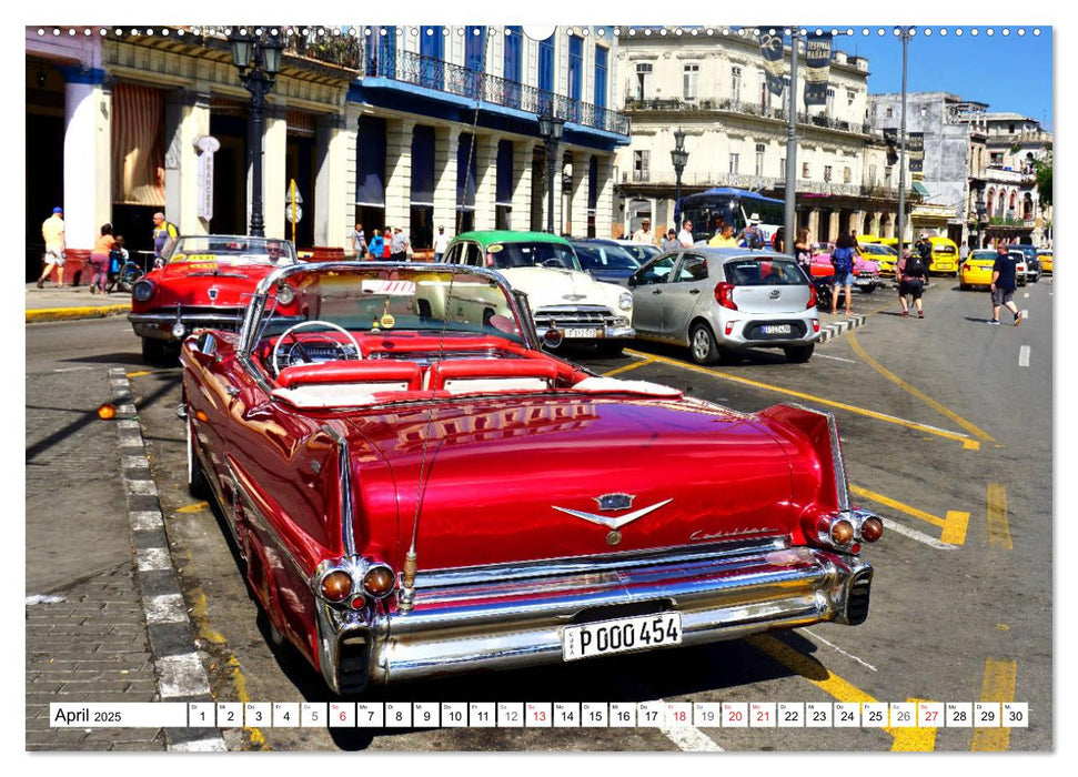 Cadillac Cabrio 1957 - Traumschiff auf Rädern (CALVENDO Premium Wandkalender 2025)