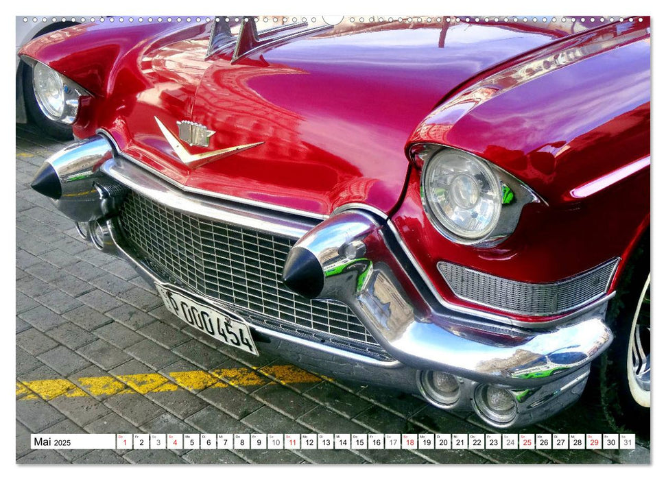 Cadillac Cabrio 1957 - Traumschiff auf Rädern (CALVENDO Premium Wandkalender 2025)