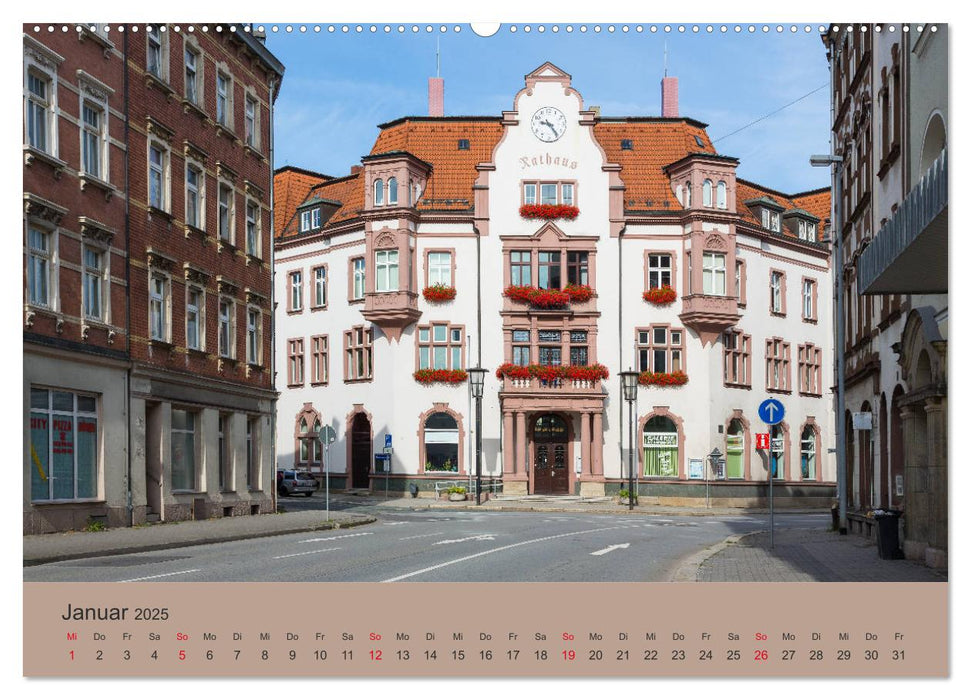 Aue im Erzgebirge (CALVENDO Wandkalender 2025)