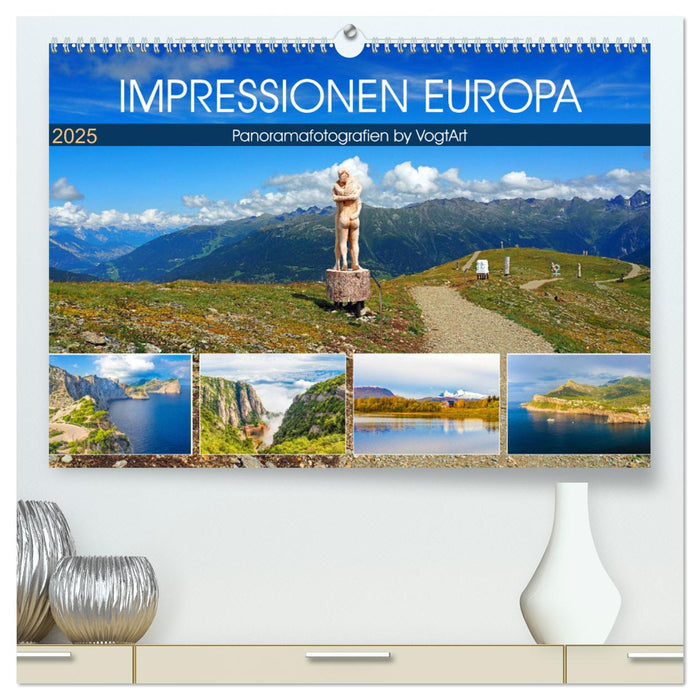 Impressionen Europa, Panoramafotografien by VogtArt (CALVENDO Premium Wandkalender 2025)