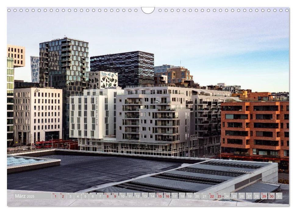 Urbanes Oslo (CALVENDO Wandkalender 2025)