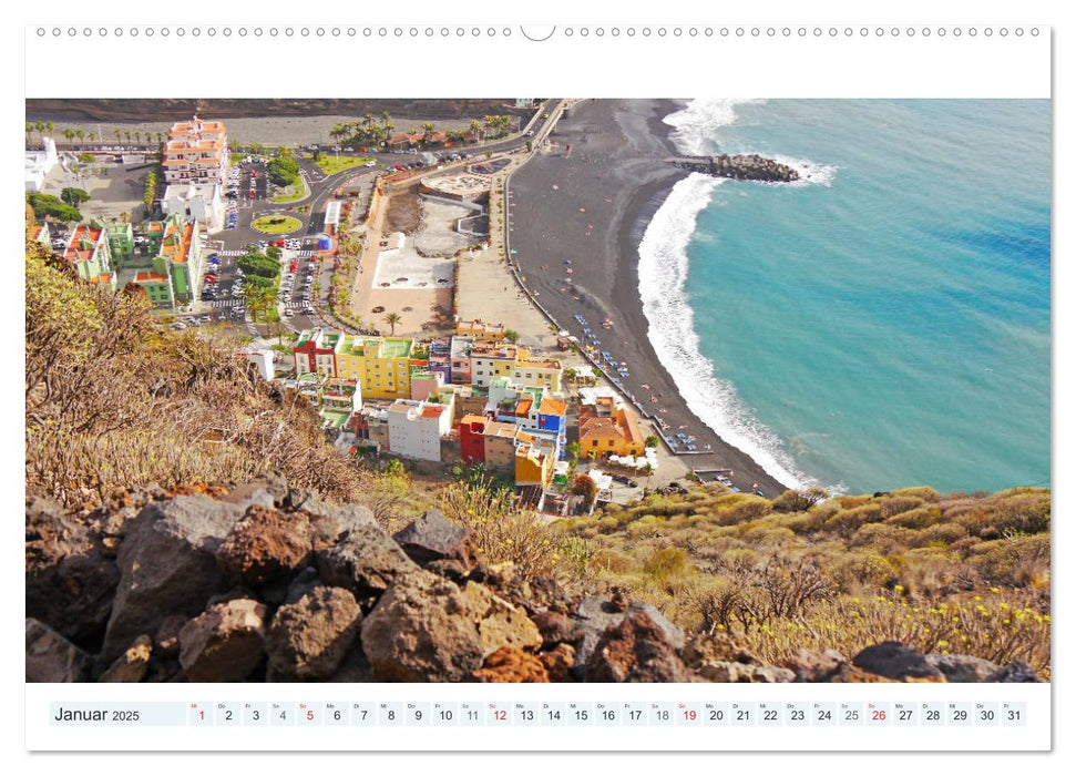 La Palma. Wandern, Flanieren und Genießen (CALVENDO Premium Wandkalender 2025)