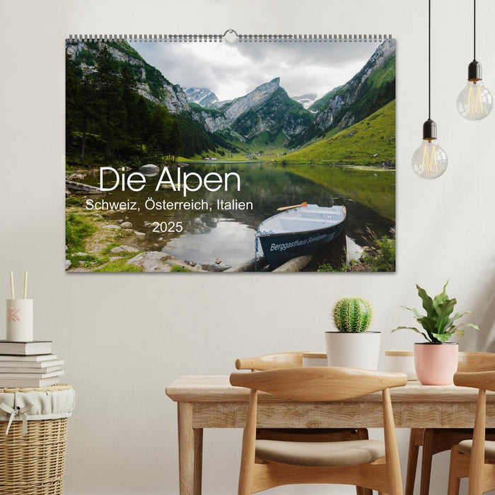 Alpen (Schweiz, Österreich, Italien) (CALVENDO Wandkalender 2025)